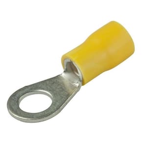 Terminal Olhal Rv5.5-5 Amarelo Pré Isolado 4Mm - 6Mm 100Pçs