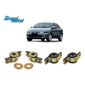 4 Bucha Bandeja Suspensão Dianteira Fiat Brava 1999 2000 01