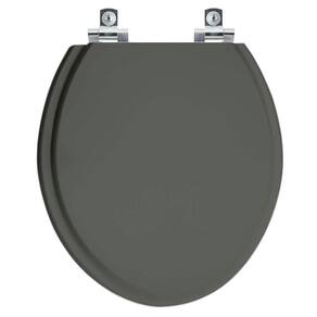 Assento Sanitário Soft Close Evolution Cinza Escuro para vaso Santamarina