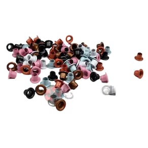 Ilhós 8Mm Para Aplicação Em Artesanato Coloridas Bd72 50Pçs