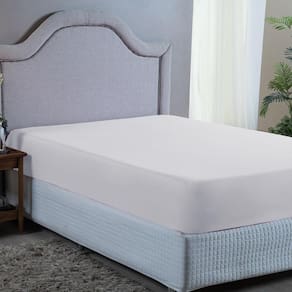Lençol Queen Percal 400 Fios Branco 1,98m x 1,58m - Ibitinga