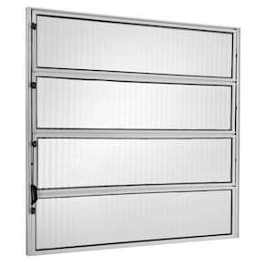 Janela de Aluminio Basculante 80x100cm Ecosul Esquadrisul Branco