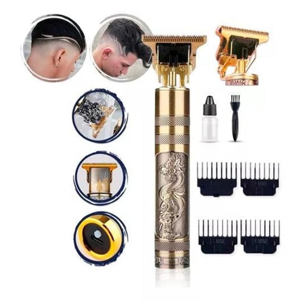 Maquina De Cortar Cabelo Acabamento Barba Sem Fio USB: Liberdade e Controle para um Visual Impecável
