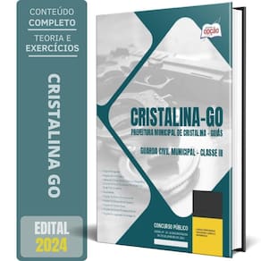 Apostila Prefeitura Cristalina Go 2024 Guarda Civil