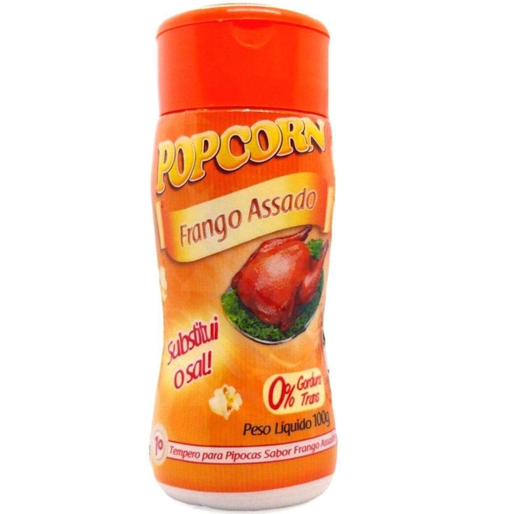 Combo 3 Temperos Pipoca Popcorn Sabores Frango Assado, Molho