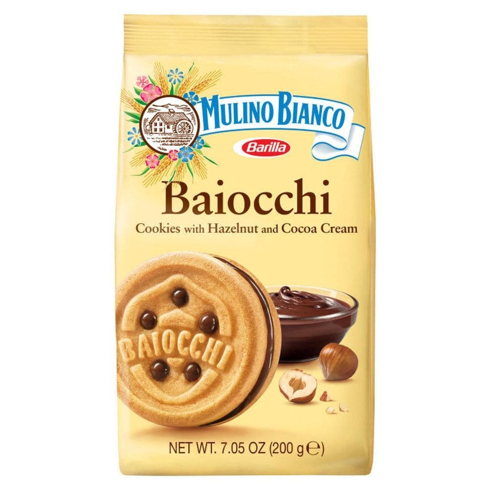Biscoito Com Creme De Avelã Baiocchi Mulino Bianco 200G