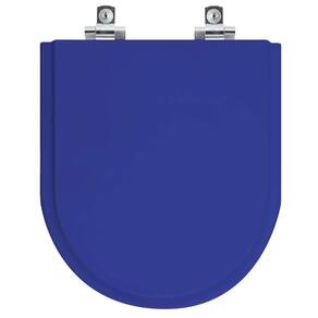 Assento Sanitário Soft Close Riviera Azul para vaso Celite