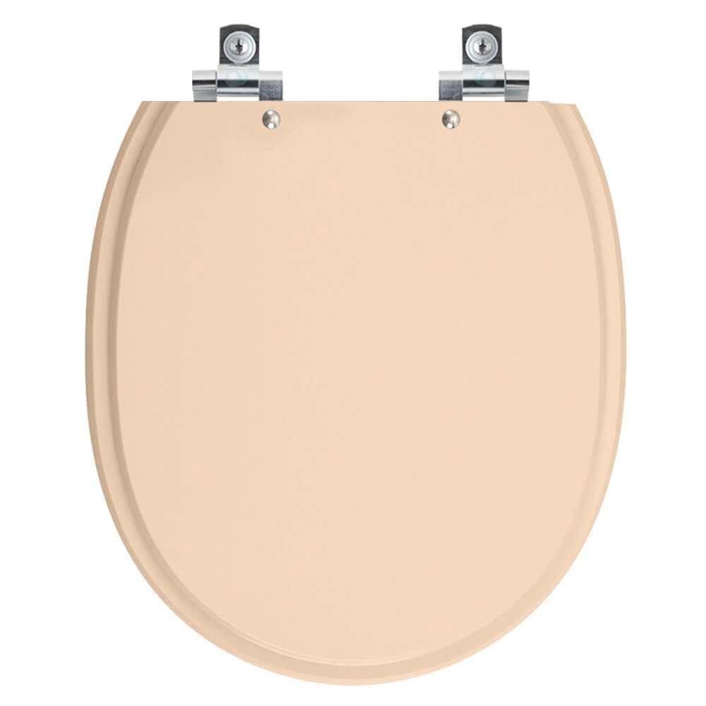 Assento Sanitário com Fechamento Lento Village Rosa Floral para vaso Deca