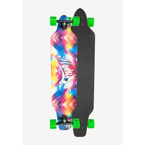 Skate Long Flying 22,5x90cm - Marfim/Eucalipto - Truck Alumínio