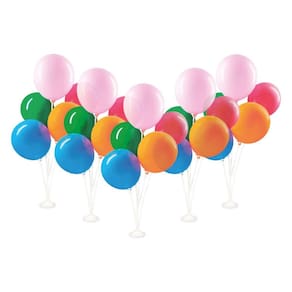 5 Arranjos Enfeite Balões Bexiga Decoração Festa Vareta 45Cm