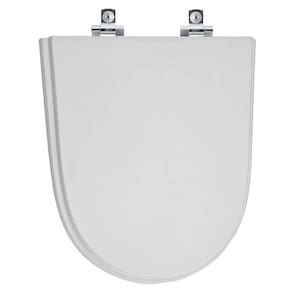 Assento Sanitário Soft Close Century Cinza Real para vaso Deca