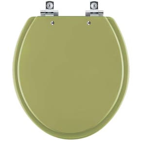 Assento Sanitário Soft Close Convencional Oval Verde Itapoa para vaso Celite