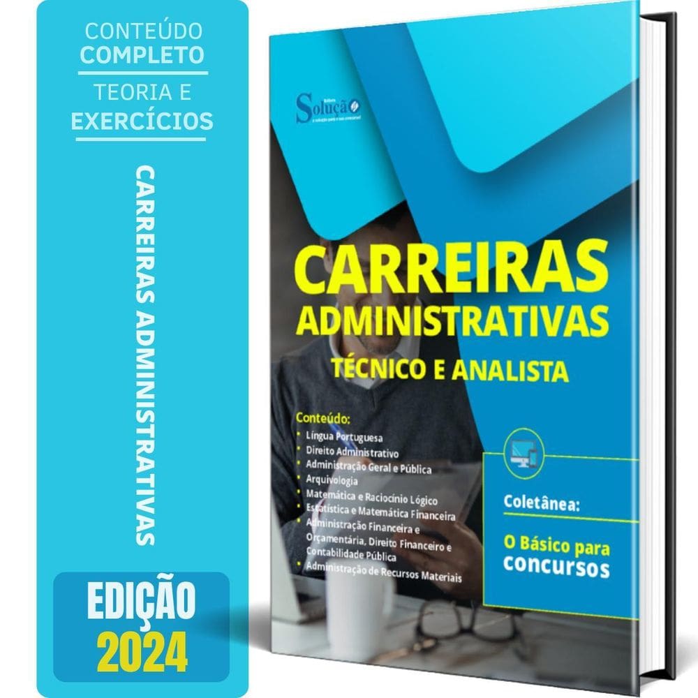 Apostila O Básico Concursos 2024 Carreiras Administrativas