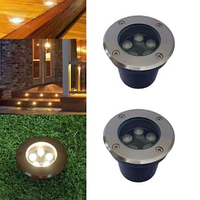 2 Balizadores Led Smd 5W Bivolt Interno Externo Blindado