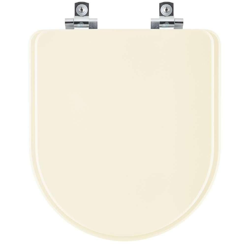 Assento Sanitário Soft Close Link Creme para vaso Deca