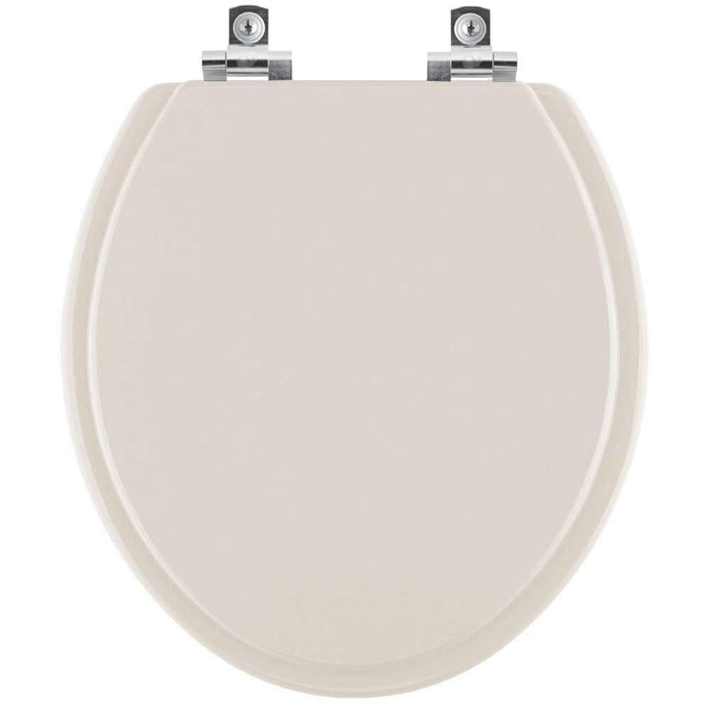 Assento Sanitário Soft Close Lirio Rosato para vaso Celite