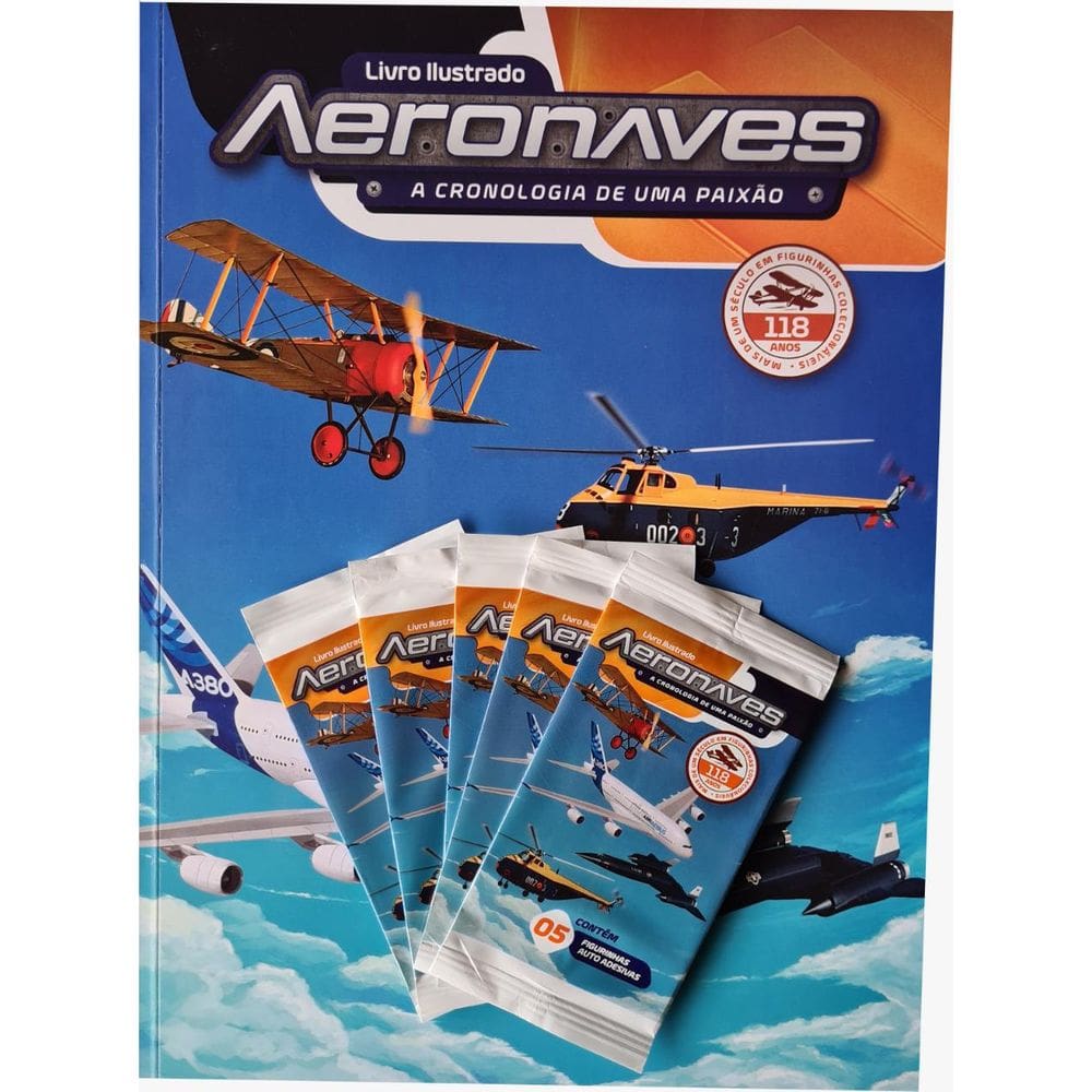 Álbum De Figurinhas Da Aviação - Starter Pack 2