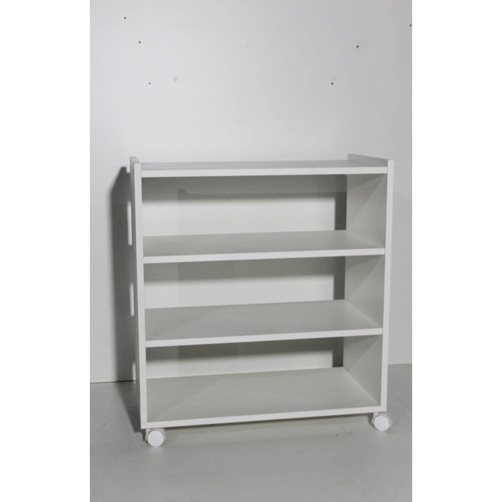 Sapateira Rodízio 100% MDF Branco Fosco 12 Pares