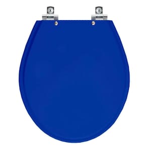 Assento Sanitário Soft Close Ravena Azul para vaso Deca