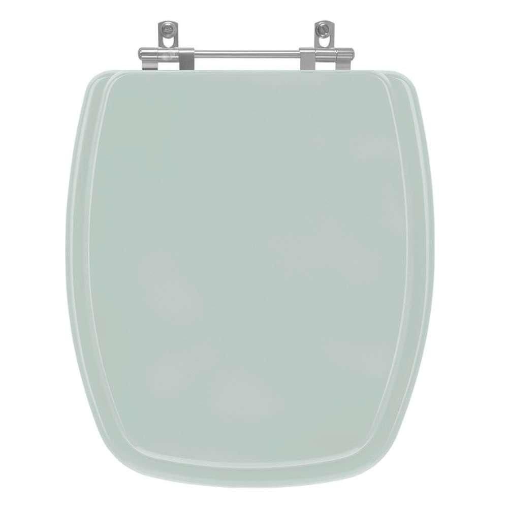 Tampa de Privada em MDF Valentina Verde Claro para vaso Santamarina