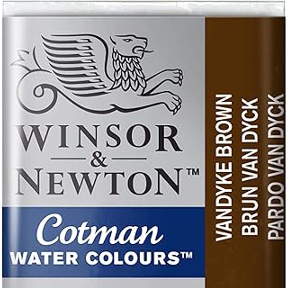 Aquarela Winsor & Newton Cotman Pastilha 676 Vandyke Brown 0301676