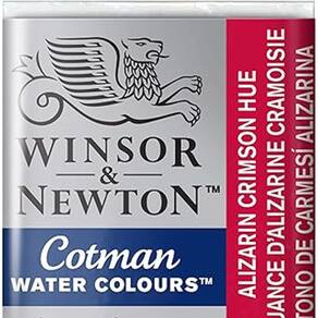 Aquarela Winsor & Newton Cotman Pastilha 003 Alizarin Crimson Hue 0301003