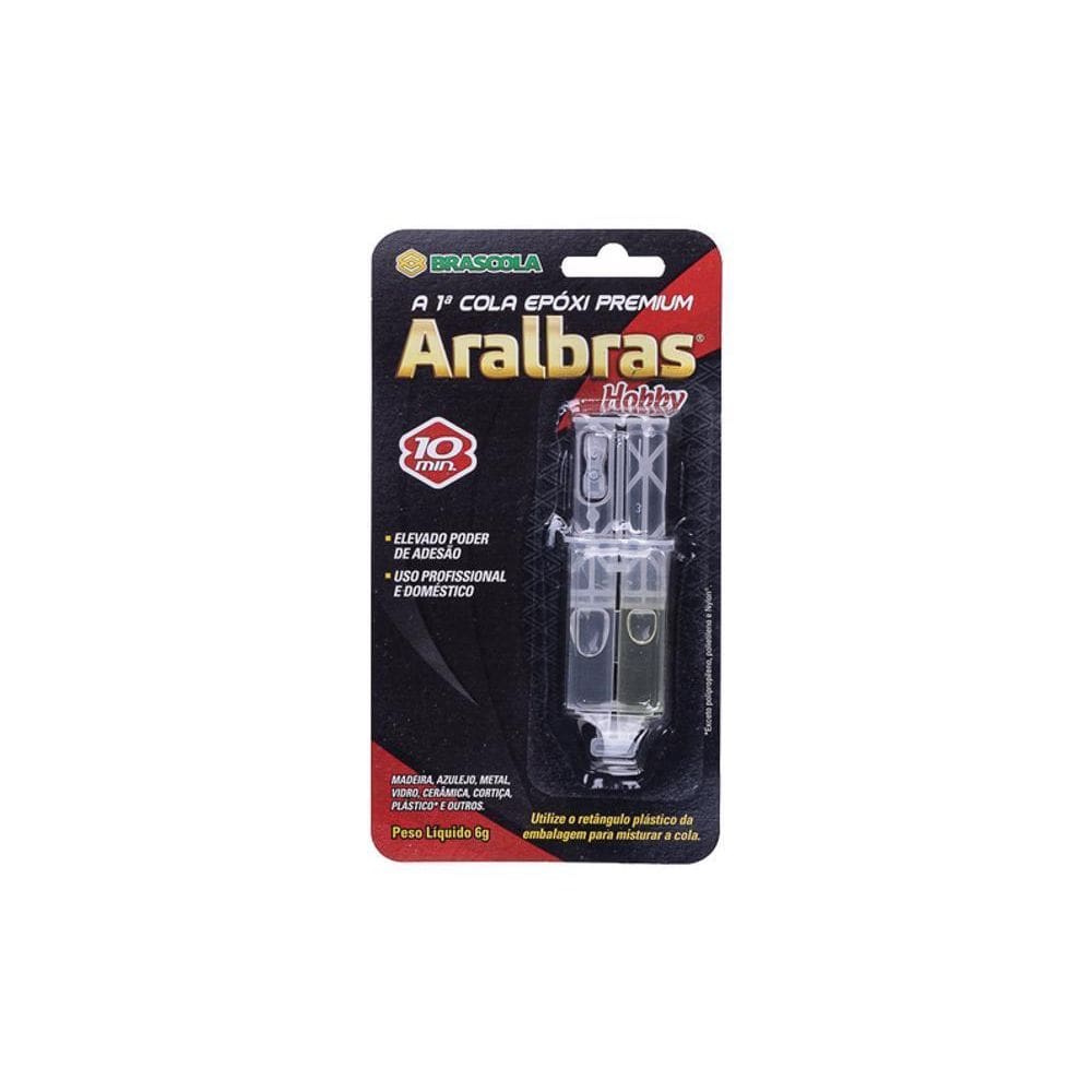 Aralbras Hobby Seringa Blister 10 Min 6G Brascola