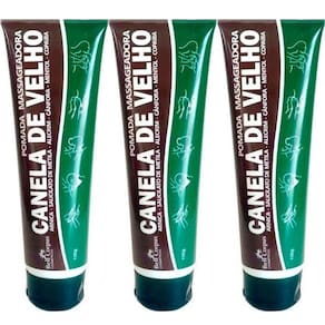 Combo Com 3 Pomadas Massageadora Canela 150ml
