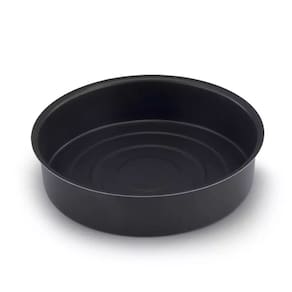 Assadeira Redonda Média 32x6,3cm Antiaderente Teflon Preto (Bolos e Alimentos Não Grudam)