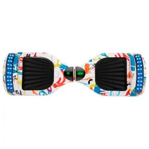 Hoverboard Skate Elétrico 6.5 Polegadas Grafite Led Bluetooth Brinovar