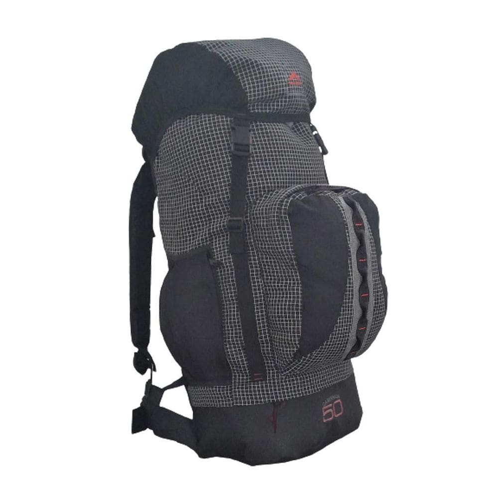 0050 - Mochila Caminhada 50 - Quadriculado/ Preto