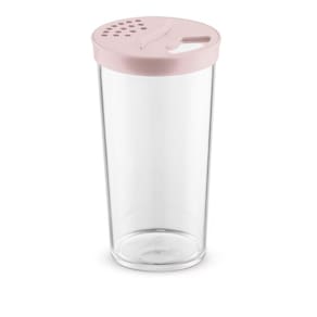 Farinheiro Grande Porta Condimento 500Ml Plático Uz Rosa