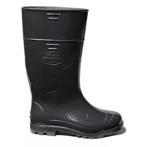 Bota Borracha Pvc Impermeavel Moto C/Longo Preta 34/35