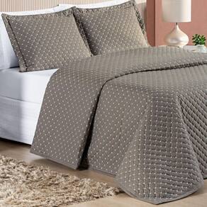 Conjunto Cama Casal Queen Size Melody Bordada 200 Fios Extra