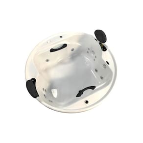 Banheira de Hidromassagem Lunacril Premium 1,50m X 50cm 06 Jatos Ouro Fino com Aquecedor Branco