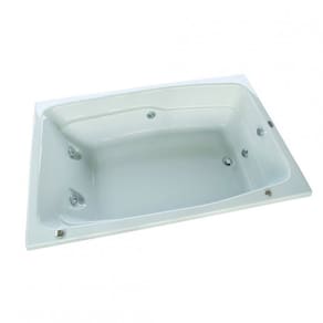 Banheira Dupla 170cm Premium Acrilbath Ouro Fino com Aquecedor Branco