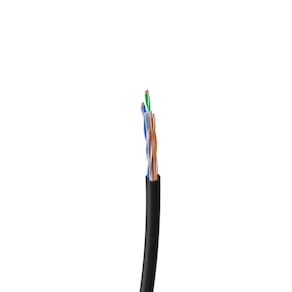 Metro de Cabo de Rede Intelbras Impact Utp Cat6 4P IG6CPR, 100% Cobre - Preto