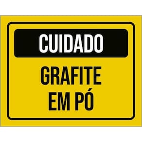 Kit 5 Placas Cuidado Grafite Em Pó Amarela 36X46