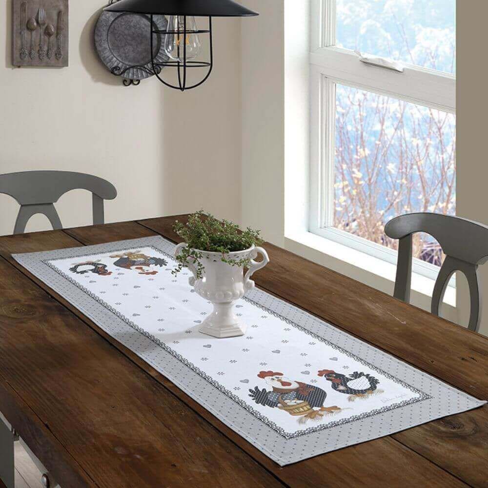 Trilho de Mesa Clean Renova Estampada 45cm x 1,60m - Dohler