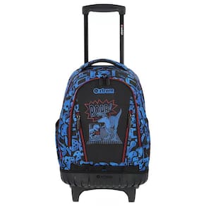 Mochila Xtrem Com Rodinhas Escolar Trolley Cross 398 Dino