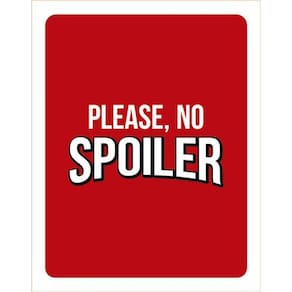 Kit 3 Placas Decorativa - Please No Spoiler