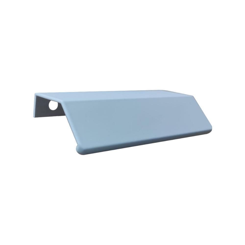 Puxador Moveis Aluminio 7015 Firenze 45º Curvo 64Mm Branco