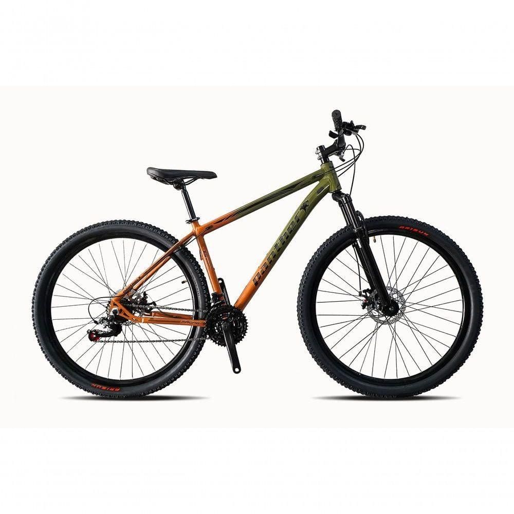 Bicicleta Aro 29 Panther Magno Verde Bronze 21v Câmbios Shimanos