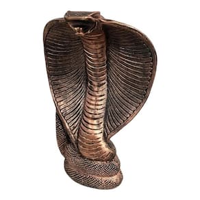 Escultura Serpente Naja 20 Cm Em Resina - Escolha A Cor
