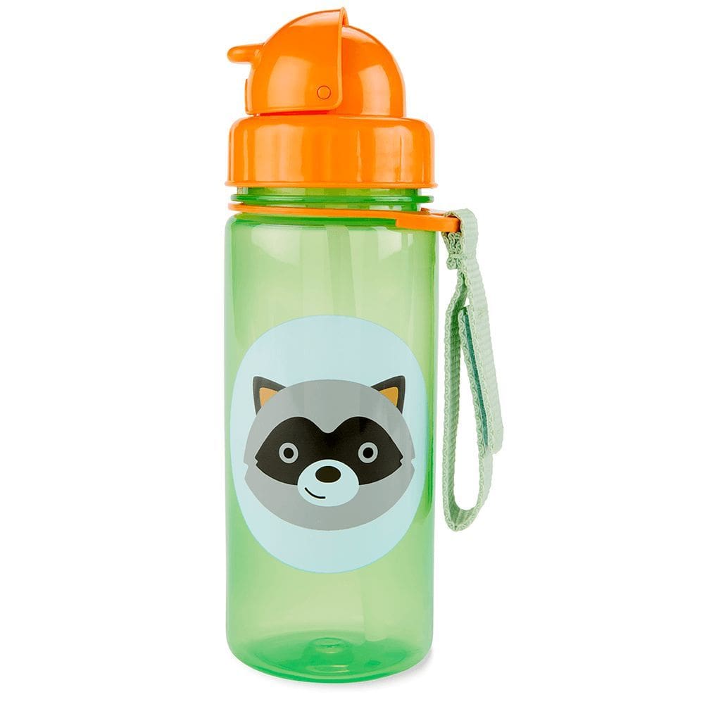 Garrafa Flip Zoo Guaxinim 384ml - Skip Hop