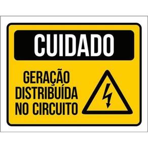Kit 5 Placas Cuidado Geração Distribuída No Circuito