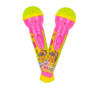 Microfone Infantil Cantolhar Brincando de Ser Cantor 24 Unid