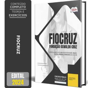 Apostila Fiocruz 2024 Gestão Pessoas/Uf Rj Analista Gestão