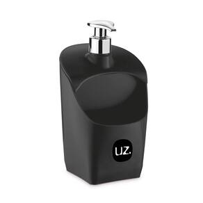 Porta Detergente Dispenser Com Suporte Para Esponja Uz Preto