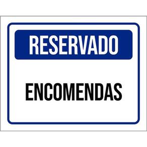 Kit 3 Placas De Reservado Encomendas 36X46